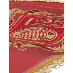 FC Bayern München XXL Wimpel  - 125 Jahre - 26 x 37 cm | bordeaux-gold | Banner FCB