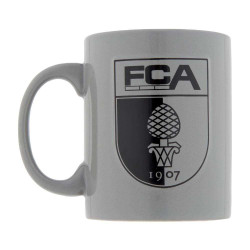 FC Augsburg Tasse Relief - 1907 - grau Kaffeetasse FCA