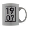 FC Augsburg Tasse Relief - 1907 - grau Kaffeetasse FCA