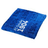 FC Schalke 04 Decke Flanellfleece Allover Schriftzüge | 150 x 200 cm | Kuscheldecke  S04