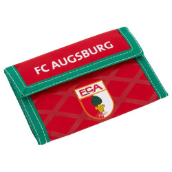 FC Augsburg Nylongeldbörse Rot-Grün-Weiß | Geldbörse Nylon | Portemonnaie | Geldbeutel FCA