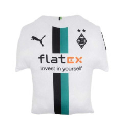 Borussia Mönchengladbach Kissen - Trikot 22/23 -  Trikotkissen schwarz-weiß-grün Kissen in Trikot-Form BMG