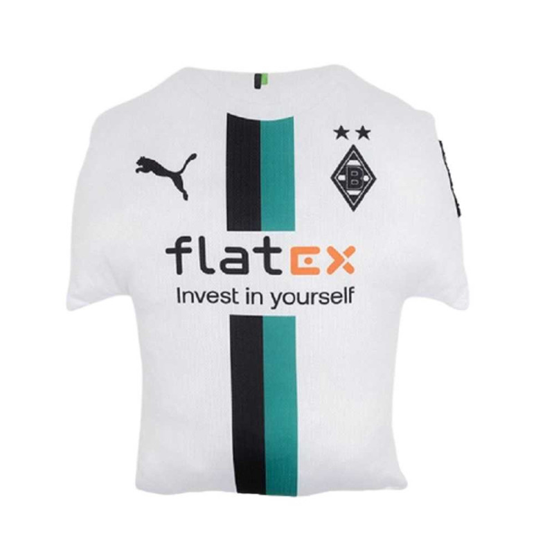 Borussia Mönchengladbach Kissen - Trikot 22/23 -  Trikotkissen schwarz-weiß-grün Kissen in Trikot-Form BMG