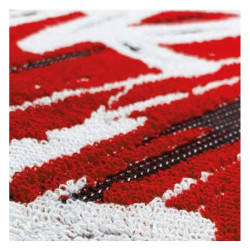 SC Freiburg Handtuch - SCF - ROT 50 x 100 cm GOTS