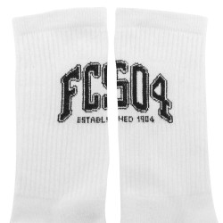 FC Schalke 04 Socken - FCS04 - 3er Set | weiß-grau-schwarz | Strumpf S04