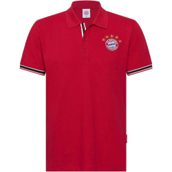 FC Bayern München Poloshirt - 5 Sterne - rot | Polo Shirt Größe S | FCB