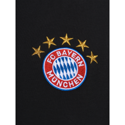 FC Bayern München Poloshirt - 5 Sterne - schwarz | Polo Shirt Größe S | FCB
