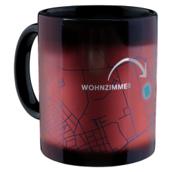 RB Leipzig Zaubertasse - Logo Map - Magic Mug | Tasse RBL