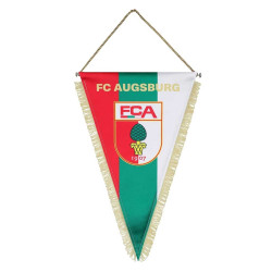 FC Augsburg XXL Ligawimpel 23x36 cm | Wimpel | rot-grün-weiß | Schmuckwimpel | Banner FCA