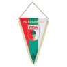 FC Augsburg XXL Ligawimpel 23x36 cm | Wimpel | rot-grün-weiß | Schmuckwimpel | Banner FCA