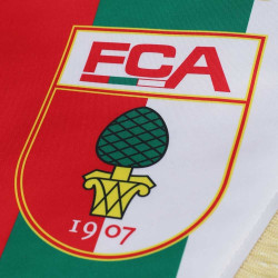 FC Augsburg XXL Ligawimpel 23x36 cm | Wimpel | rot-grün-weiß | Schmuckwimpel | Banner FCA