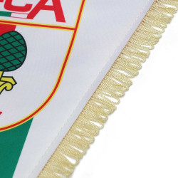 FC Augsburg XXL Ligawimpel 23x36 cm | Wimpel | rot-grün-weiß | Schmuckwimpel | Banner FCA
