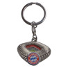 FC Bayern München Schlüsselanhänger - Arena silber - Metall Anhänger Stadion FCB