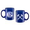 FC Schalke 04 Tasse Relief Logo Blau Kaffeetasse | Becher S04
