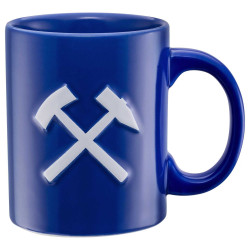 FC Schalke 04 Tasse Relief Logo Blau Kaffeetasse | Becher S04