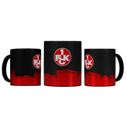 1. FC Kaiserslautern Tasse Metallic - Skyline - Kaffeetasse | Becher FCK
