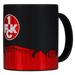 1. FC Kaiserslautern Tasse Metallic - Skyline - Kaffeetasse | Becher FCK