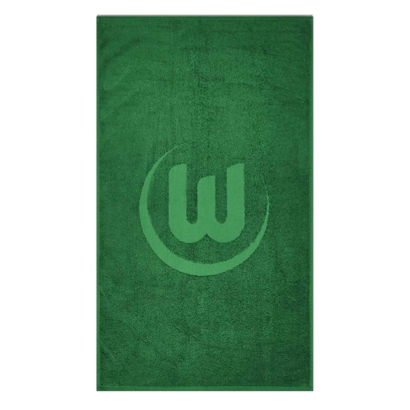VfL Wolfsburg Duschtuch - Logo - grün Strandtuch 70 x 140 cm Badetuch