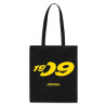 Borussia Dortmund Stoffbeutel schwarz Beutel Tasche Baumwoll-Tragetasche BVB 09
