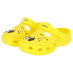 Borussia Dortmund Kinder Clogs - Emma - Gelb | Schuh | Hausschuh | Sandalen BVB 09 - Gr. 26/27 bis 32/33