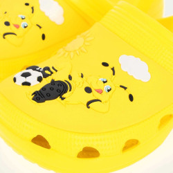 Borussia Dortmund Kinder Clogs - Emma - Gelb | Schuh | Hausschuh | Sandalen BVB 09 - Gr. 26/27 bis 32/33