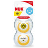 Borussia Dortmund NUK Schnuller 2er Set - Minifan - BVB-Schnullerset 6-18 Monate