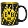 Borussia Dortmund Tasse - Streifen - schwarzgelb | Kaffeebecher | BVB 09