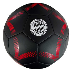 FC Bayern München Fußball - Stern - schwarz-rot Ball Gr. 5  FCB