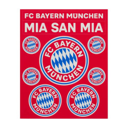 FC Bayern München Schokoladentäfelchen 15 Stück Schokolade - Plus Logo-Aufkleberkarte FCB