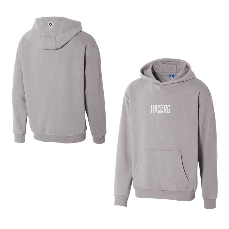 Hamburger SV Kapuzenpullover - Florin - grau Sweater | Hoodie HSV - Gr. S bis 3XL