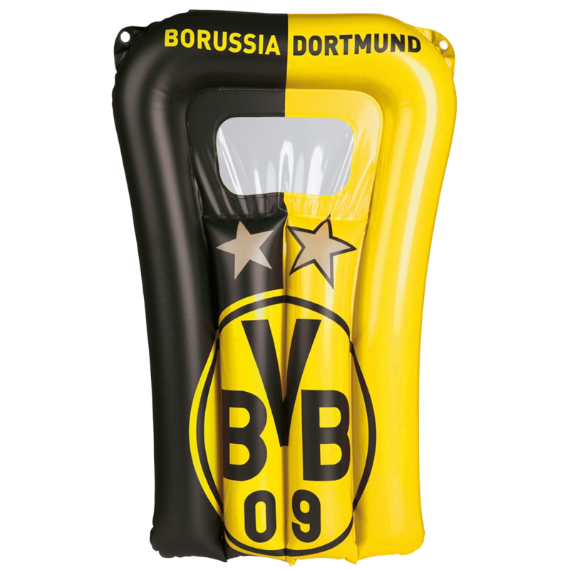 Borussia Dortmund Kinder Luftmatratze mit Sichtfenster | Matratze | aufblasbare Badematte BVB 09