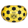 Sitzsack mit 2 Getränkehaltern | aufgeblasen ca.108x108x68 cm  | Fußballsessel BVB 09