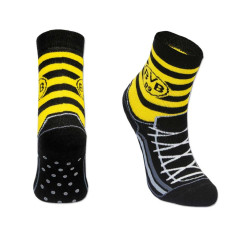 Borussia Dortmund 2er Set Kleinkinder ABS Socken - Fussballschuh - Größe 19-22 | Frottee Socken