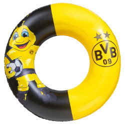 Borussia Dortmund Strandset 3-teilig Luftmatratze, Schwimmring und Wasserball BVB 09