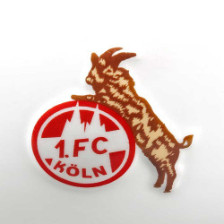 1. FC Köln Müslischale - Logo Historie - Schale Retro Logos