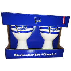 Hertha BSC Berlin Eierbecher - Logo - blau-weiß 2er-Set HBSC