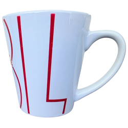 RB Leipzig Tasse - RBL Dynamic - rot/weiß | Con Mug | Kaffeetasse RBL