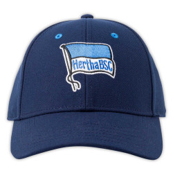 Hertha BSC Berlin Basecap - Fahne Navy - Kappe | Cap | HBSCB