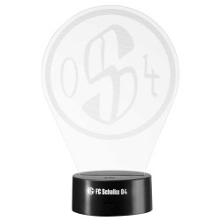 FC Schalke 04 LED Lampe - Retro Logo - Nachtlicht | Leuchte | S04