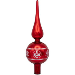 1. FC Kaiserslautern Christbaumspitze | 27 cm | Weihnachtsbaum | Schmuck | FCK