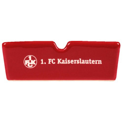 1. FC Kaiserslautern Aschenbecher - Spielfeld - Rot | Ascher | Keramik | FCK