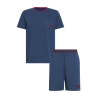 FC Bayern München Herren Shorty navy | kurzer Schlafanzug | FCB | Größe S
