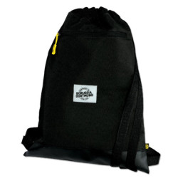 Borussia Dortmund Turnbeutel - Label grau - Sportbeutel, Gymbag BVB 09