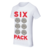 FC Bayern München T-Shirt - SIXPACK- 3XL |weiß | unisex | Shirt | Deutscher Meister | FCB