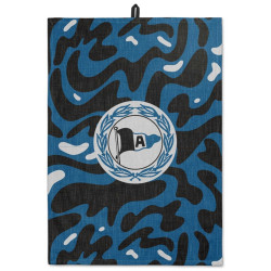 DSC Arminia Bielefeld Grillset  3-teilig schwarz-weiß-blau | Schürze | Handtuch | Handschuh