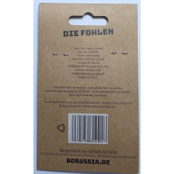Borussia Mönchengladbach Aufkleber - 3D Chromlogo - silber | Sticker | Autoaufkleber BMG