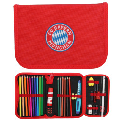 FC Bayern München Federmappe ROT Federtasche Schüleretui gefüllt Etui FCB