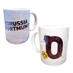 Borussia Dortmund Buchstaben Tasse - O - Kaffeetasse Logo BVB 09