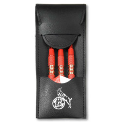 1. FC Köln Dartpfeile mit Etui und Flights | Steeldarts | Dart Pfeile