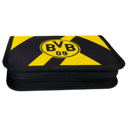 Borussia Dortmund Federmappe - Field - schwarzgelb | gefüllt | Schuletui | BVB 09